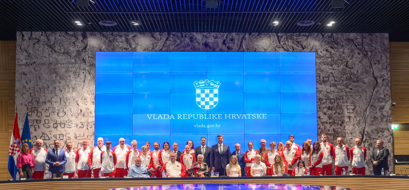 Plenković poželio uspjeh paraolimpijcima: Ova Vlada zaista je "sportska" Vlada, učetverostručili smo ulaganja u sport