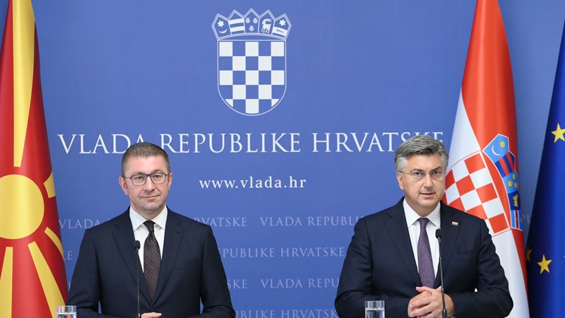 Hrvatska će nastaviti snažno podupirati Sjevernu Makedoniju na njenom europskom putu