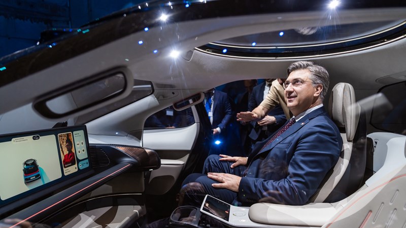 Plenković na predstavljanju projekta robotaksija u Kampusu Rimac: Hrvatska kompanija predvodi globalne trendove