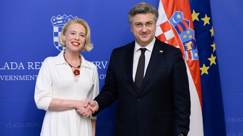 Plenković s Klakočar Zupančič:  Tradicionalno dobri i partnerski odnosi Hrvatske i Slovenije 