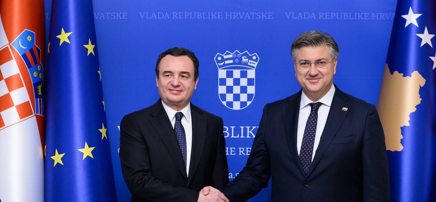 Plenković i Kurti: Hrvatsku i Kosovo povezuju prijateljski i partnerski odnosi