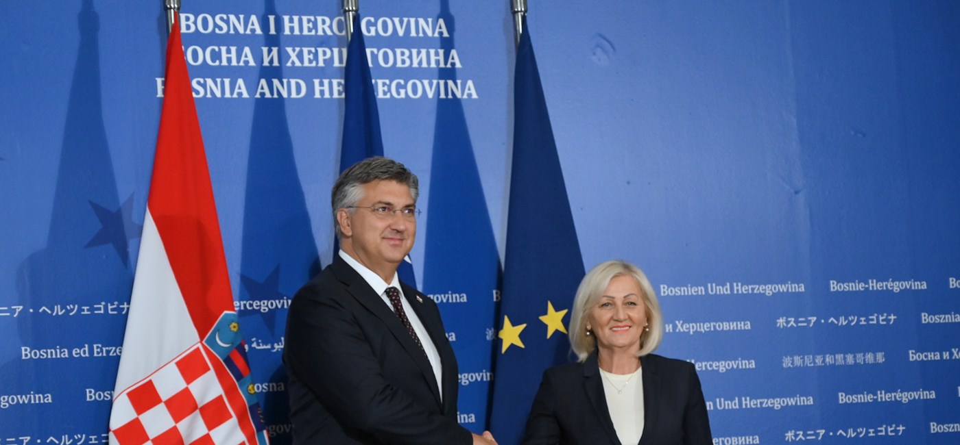 Plenković u radnom posjetu BiH: Hrvatska je tu da bude vaš prijatelj, zagovaratelj i partner