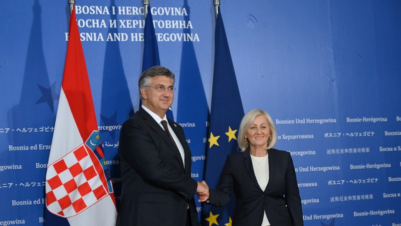 Plenković u radnom posjetu BiH: Hrvatska je tu da bude vaš prijatelj, zagovaratelj i partner