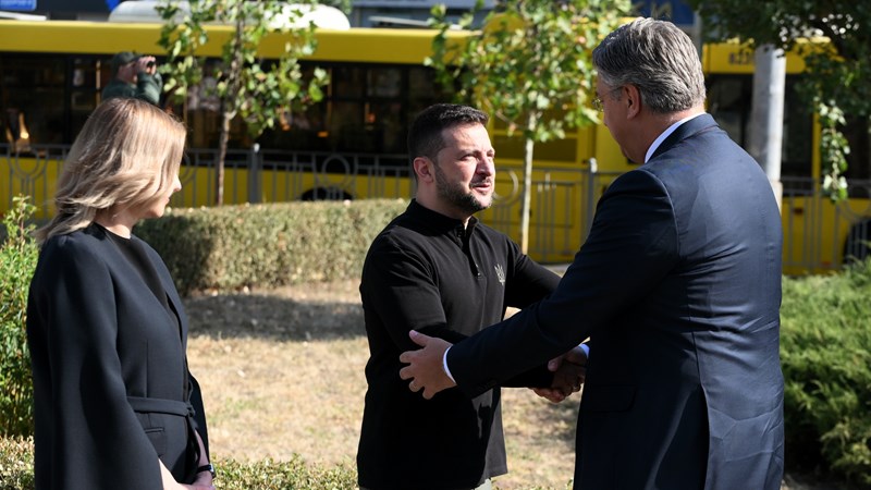 Predsjednik Vlade Plenković doputovao u radni posjet Ukrajini