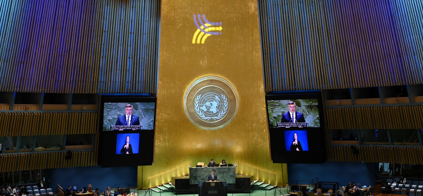 Sada je vrijeme za djelovanje, Hrvatska je spremna pridonijeti pravednijem, mirnijem i održivijem globalnom poretku