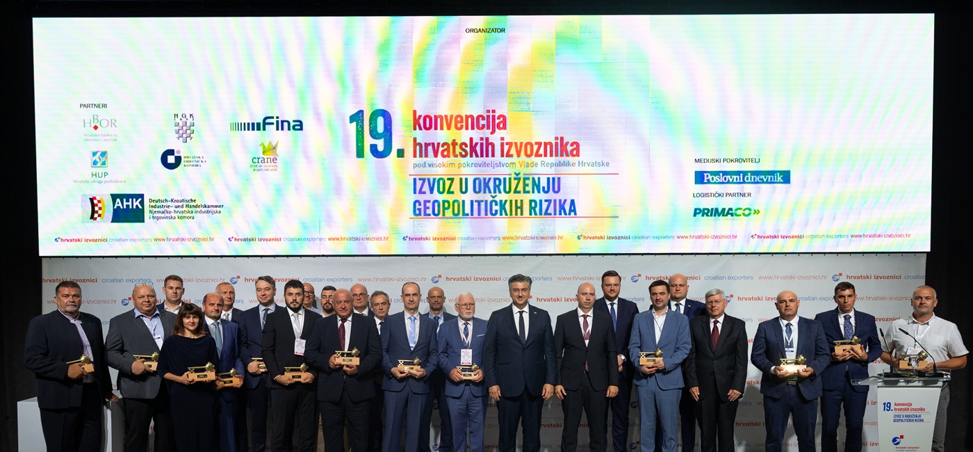 Plenković: Izvoznici su kičma našeg gospodarstva, pridonose Hrvatskoj koja je danas puno snažnija nego što je bila