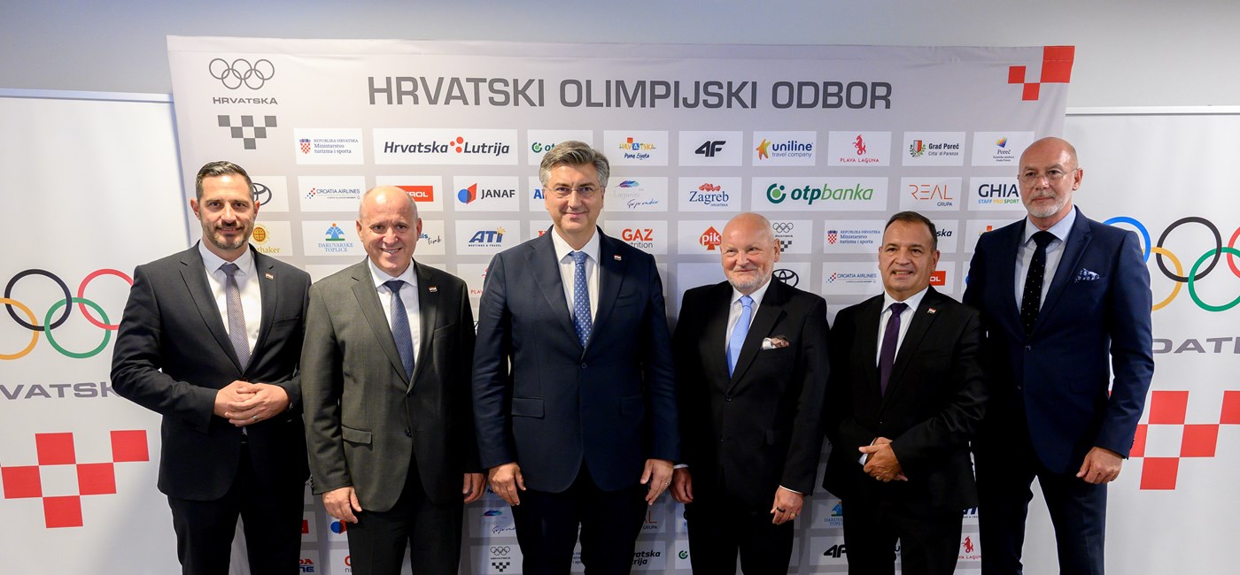 Predsjednik Vlade Plenković posjetio novo sjedište Hrvatskog olimpijskog odbora