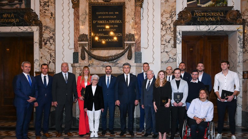 Hrvatski sport čini našu zemlju itekako prepoznatljivom u svijetu. Vlada će vas nastaviti podržavati i ubuduće