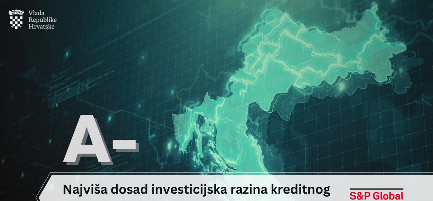 S&P potvrdio rejting A- za Hrvatsku, uz pozitivne izglede