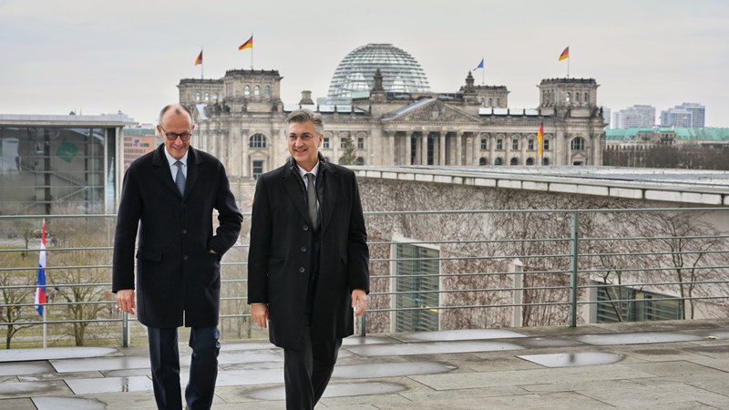 Plenković and Merz: In uncertain global circumstances, we are strengthening the partnership between Croatia and Germany