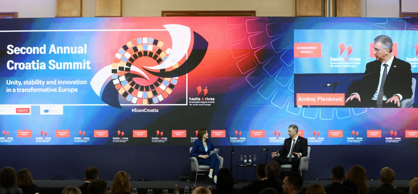 Plenković na summitu The Economista o prioritetima Vlade, proširenju EU, obrani i globalnoj sigurnosti