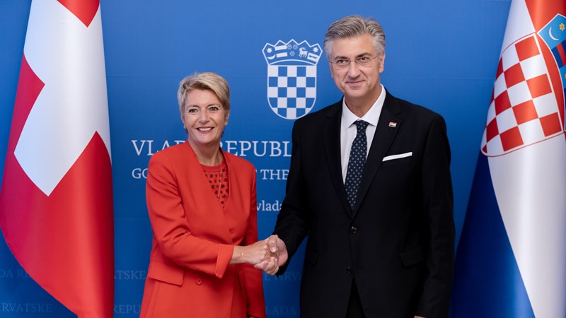Potvrđeni odlični bilateralni odnosi Hrvatske i Švicarske