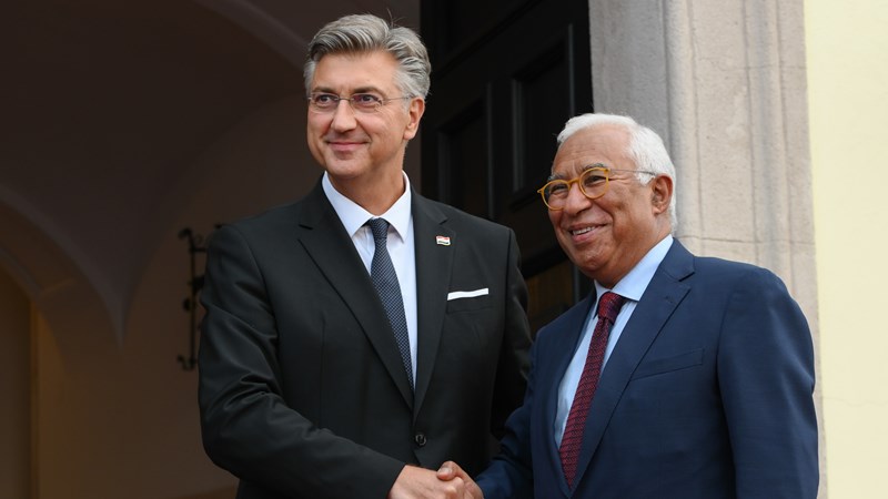 Plenković and Costa on the political priorities of the European Union, global security and the new European budget