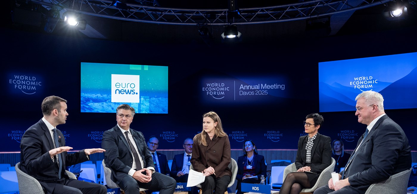 Plenković in Davos: Transatlantic partnership is important for global security