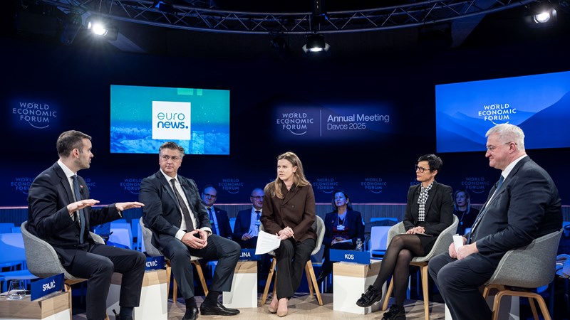Plenković in Davos: Transatlantic partnership is important for global security