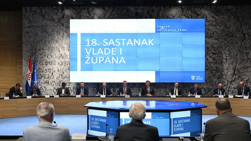 Plenković na sastanku sa županima: Napravili smo ogromne iskorake u razvijenosti svih krajeva Hrvatske