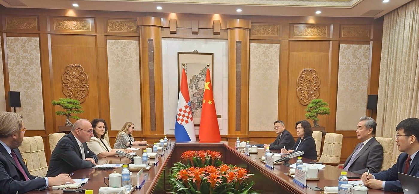 Grlić Radman: Hrvatska želi kineska ulaganja, ali i povećanje izvoza u Kinu