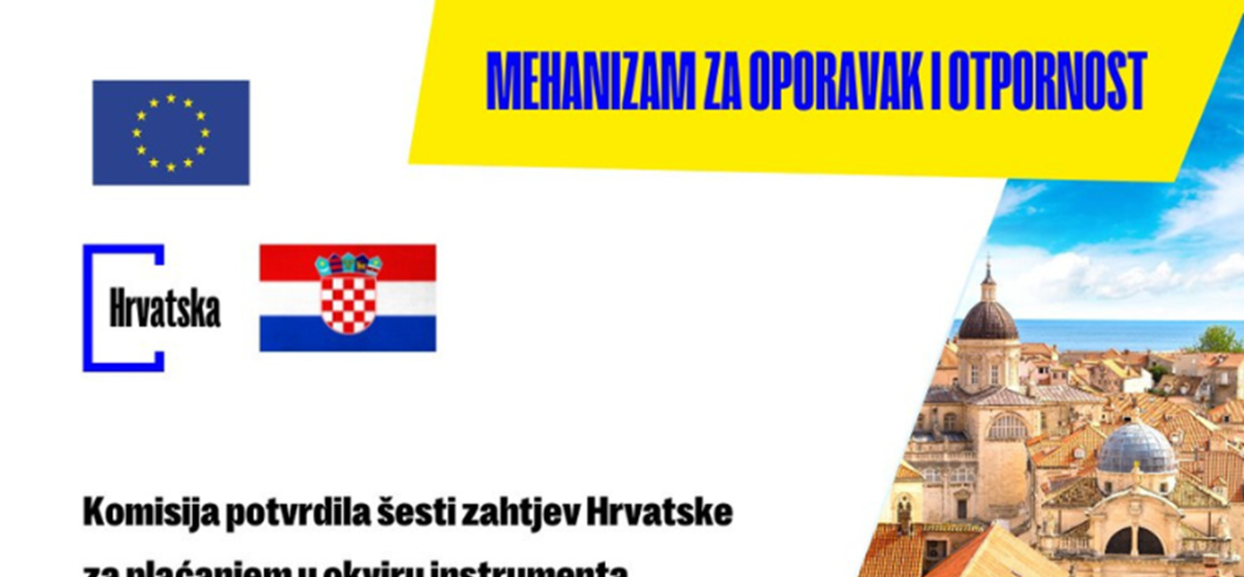 Hrvatskoj 835,6 milijuna eura iz instrumenta NextGenerationEU