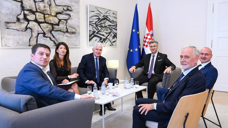 Plenković i Čović: Brojni prometni, energetski i drugi gospodarski projekti povezuju Hrvatsku i BiH