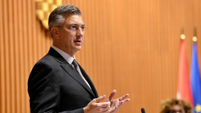 Plenković: Vlada i parlamentarna većina brana su normalne Hrvatske od onih koji žele radikalizirajuću polarizaciju