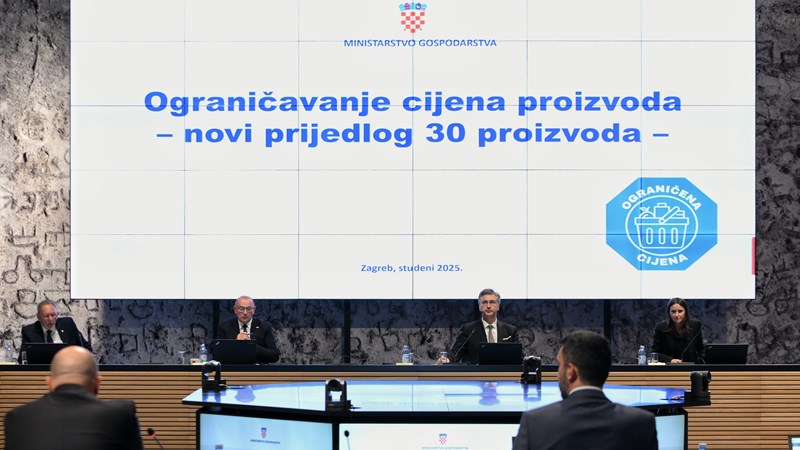 Ograničavanjem cijena dodatnih 30 proizvoda želimo pomoći najranjivijima i djelovati protiv inflatornih pritisaka