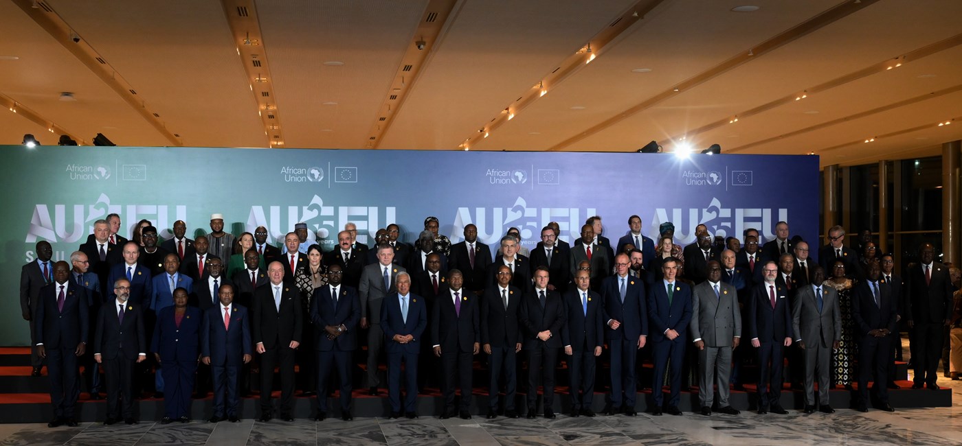 European and African leaders on energy and economic cooperation, combating illegal migration, peace and security