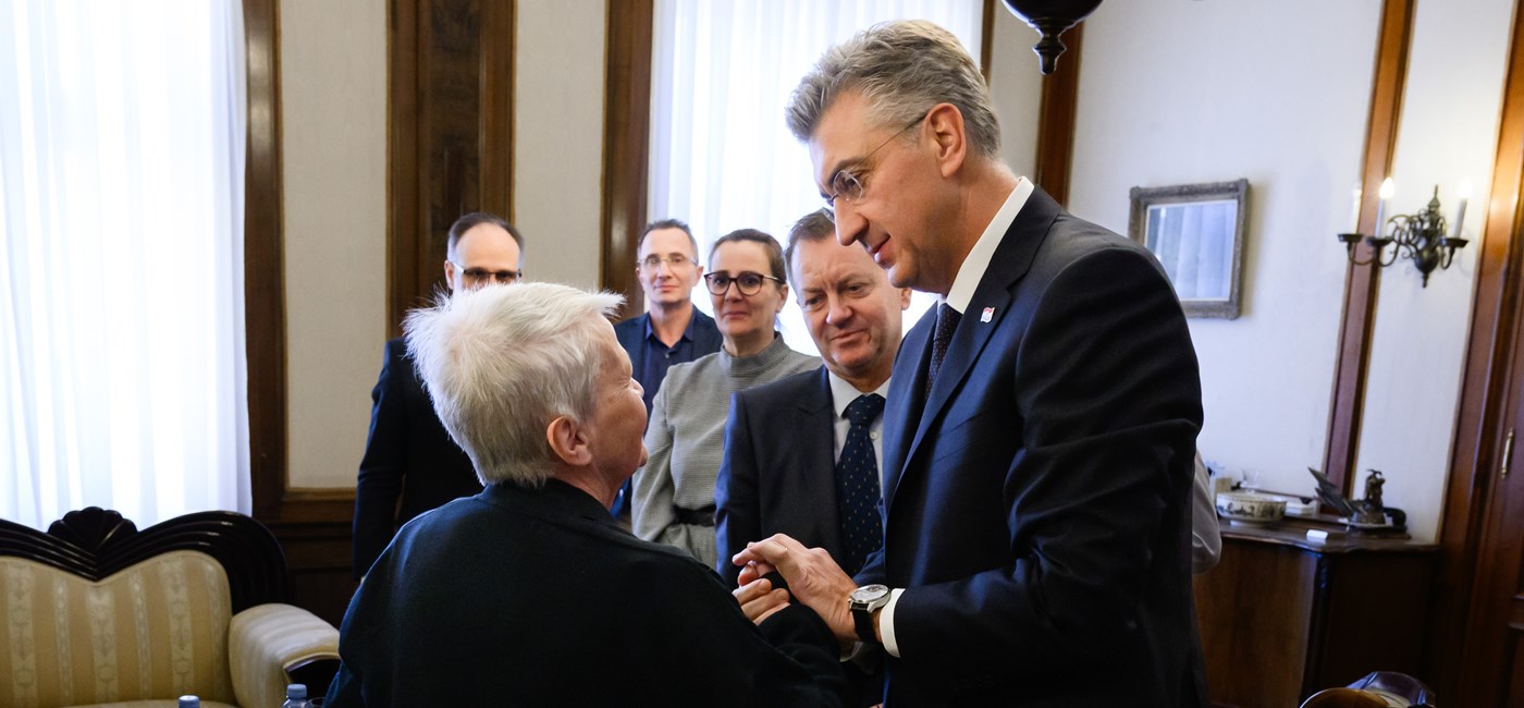 Premijer Plenković primio majku francuskog dragovoljca Jean-Michela Nicoliera