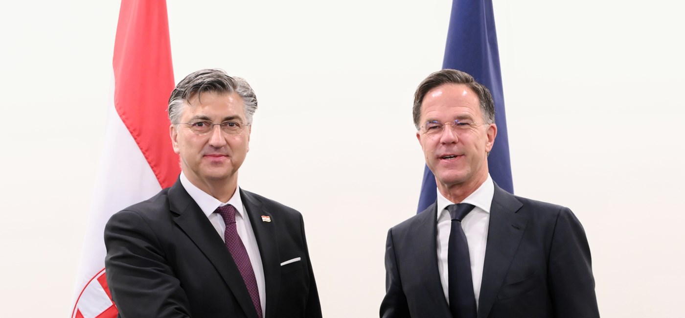 Plenković i Rutte o jačanju europske obrane i transatlantskoj suradnji