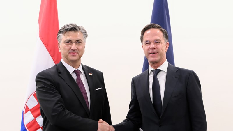 Plenković i Rutte o jačanju europske obrane i transatlantskoj suradnji