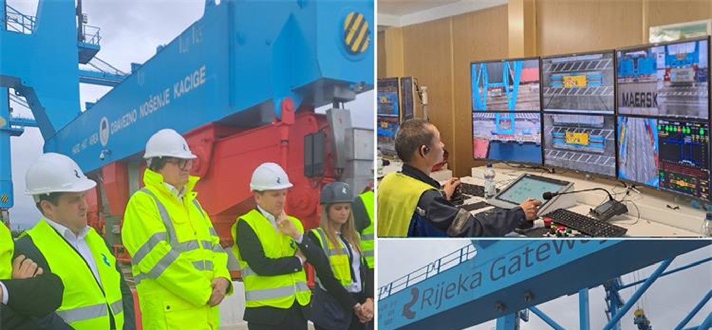 Rijeka Gateway terminal: Instalirana ključna oprema, građevinski radovi pri kraju