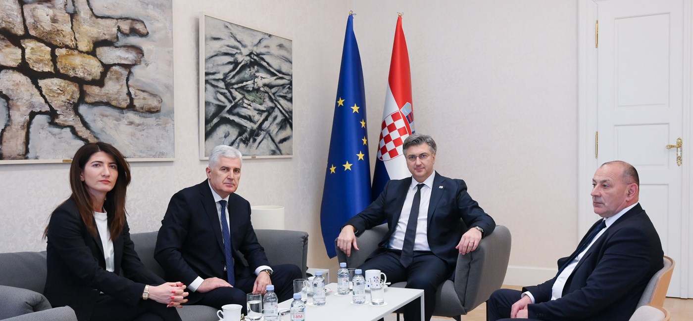 Plenković s Čovićem: Na idućem sastanku Europskog vijeća bit će održana rasprava o stanju u BiH