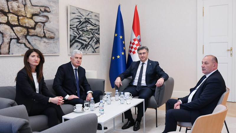Plenković s Čovićem: Na idućem sastanku Europskog vijeća bit će održana rasprava o stanju u BiH
