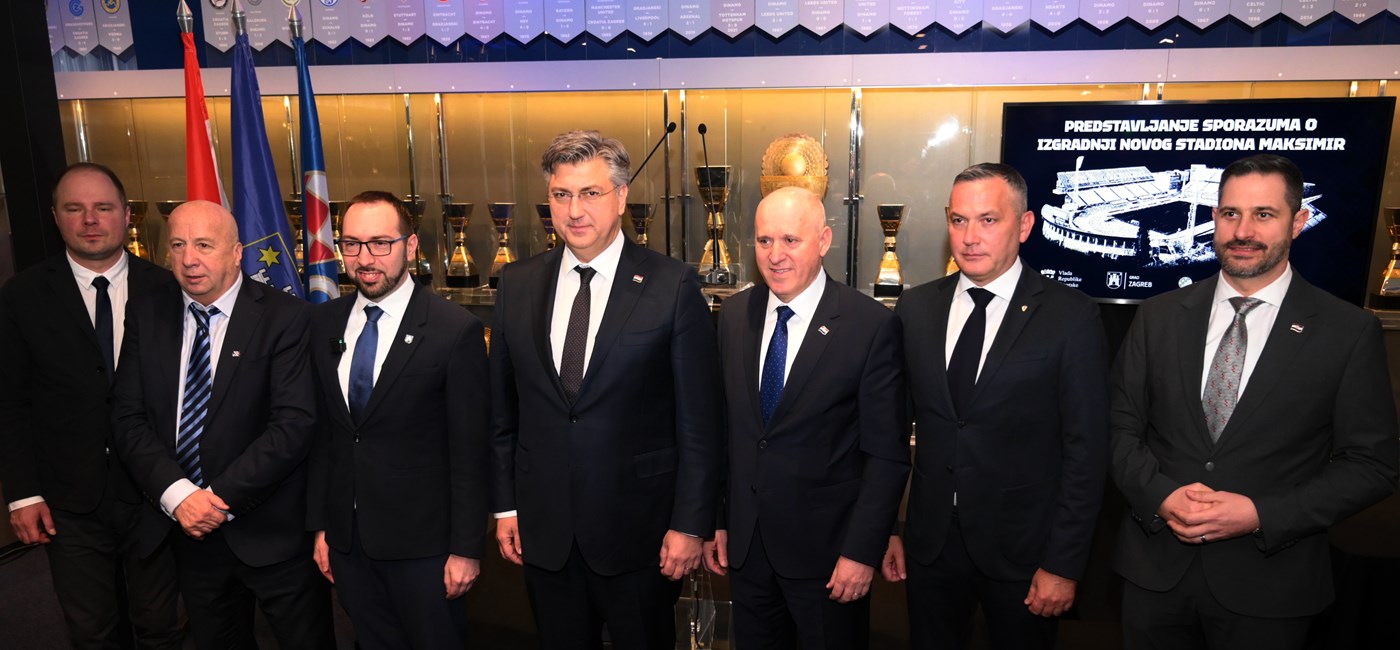 Plenković: Novi stadion Maksimir bit će moćna arhitektonska poruka o tome što je nogomet za Zagreb i za Hrvatsku
