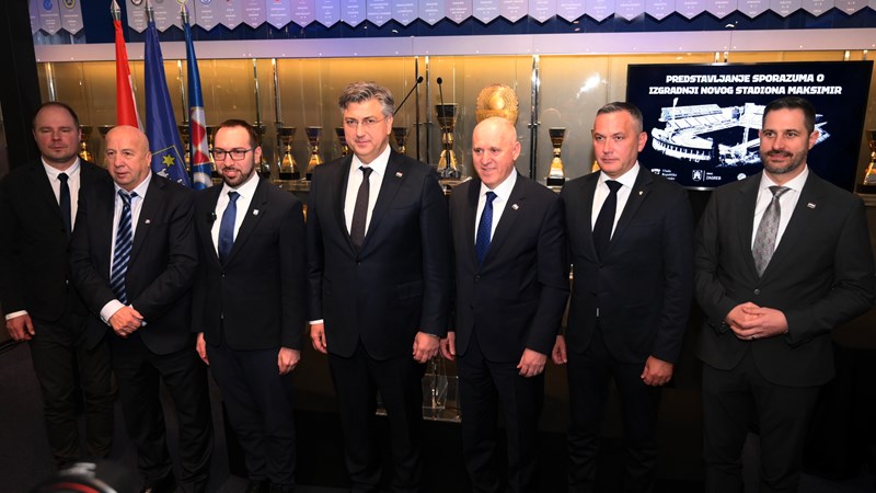 Plenković: Novi stadion Maksimir bit će moćna arhitektonska poruka o tome što je nogomet za Zagreb i za Hrvatsku