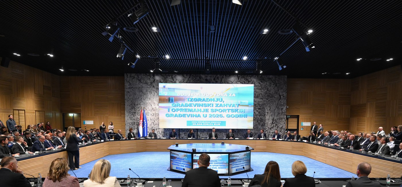 Uručeno 148 ugovora za sportsku infrastrukturu vrijednih 27 milijuna eura