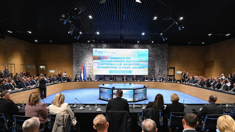 Uručeno 148 ugovora za sportsku infrastrukturu vrijednih 27 milijuna eura