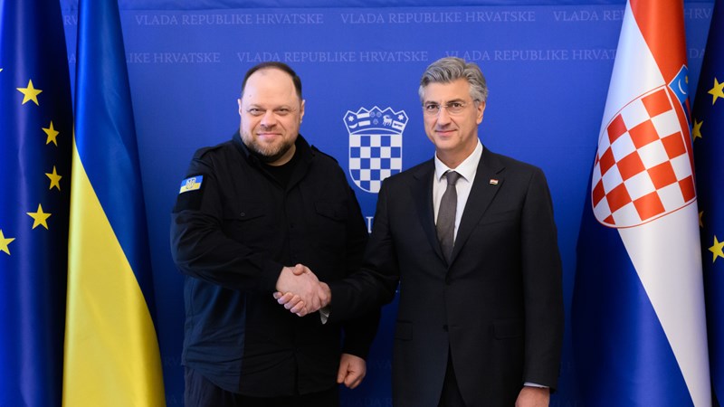 Plenković i Štefančuk o naporima za postizanje pravednog i održivog mira u Ukrajini i energetskoj sigurnosti Europe 