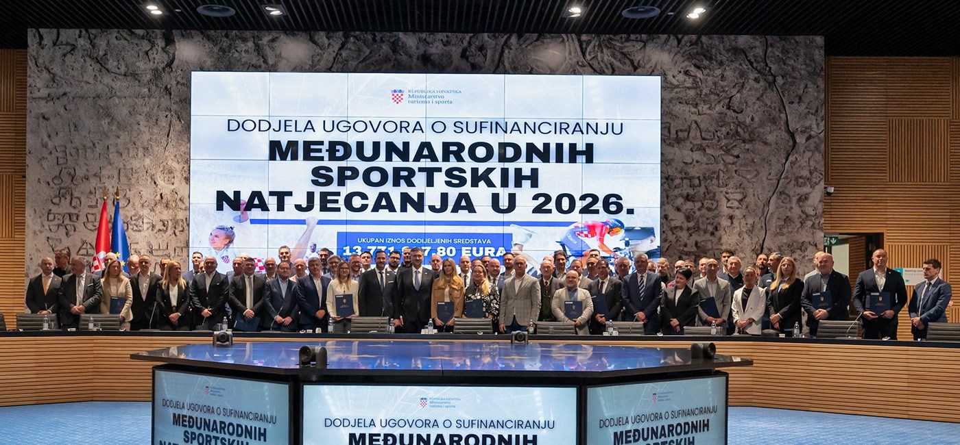 Snažna i sustavna podrška sportu: Ove godine za međunarodna sportska natjecanja dodijeljeno 16 milijuna eura
