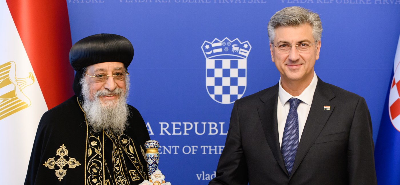 Predsjednik Vlade s poglavarom Koptske pravoslavne Crkve