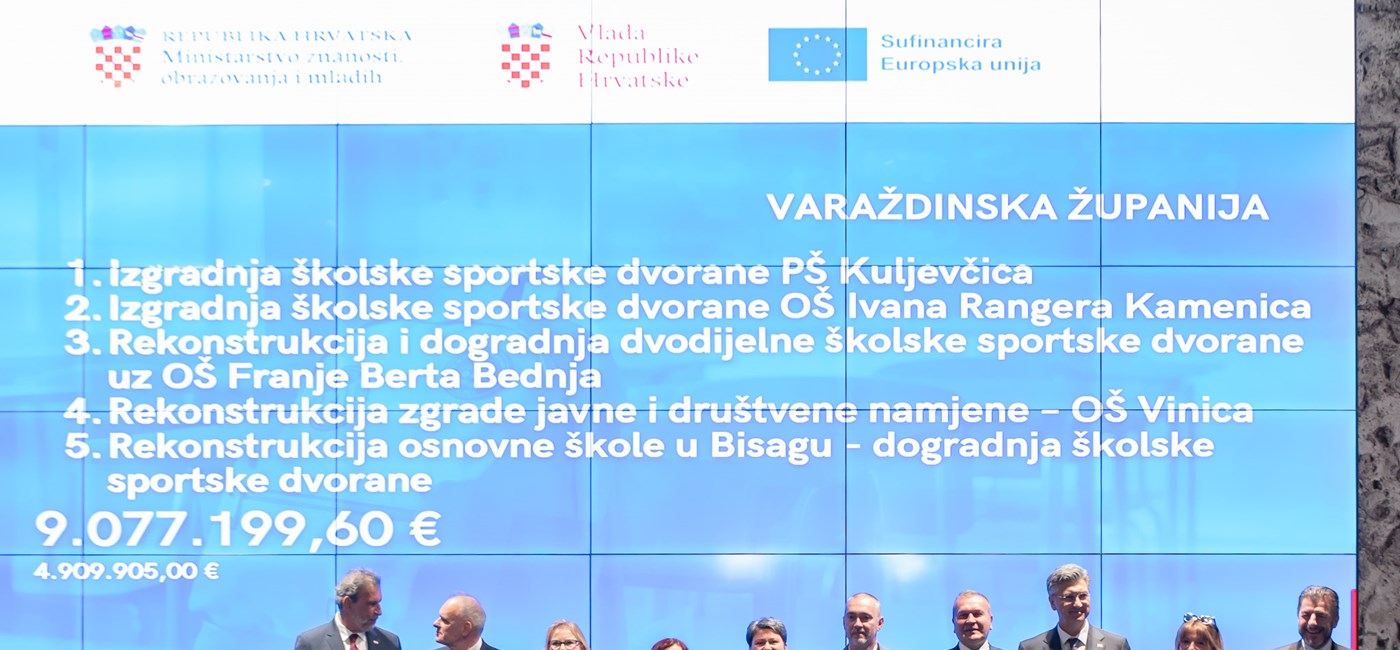 Za izgradnju i opremanje osnovnih škola novih 319,5 milijuna eura; dosad ukupno uloženo 2 milijarde eura