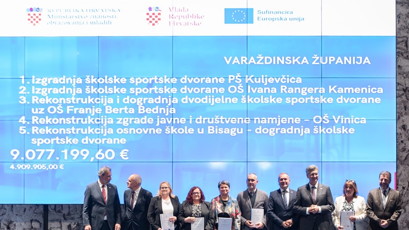Za izgradnju i opremanje osnovnih škola novih 319,5 milijuna eura; dosad ukupno uloženo 2 milijarde eura