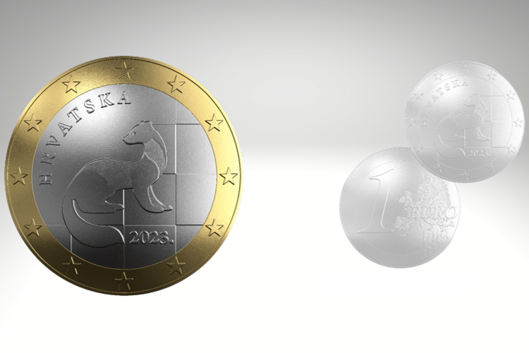 Government of the Republic of Croatia - Best design for Croatian side of 1  euro coin presented